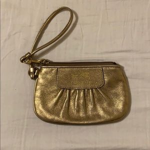 Leather wristlet